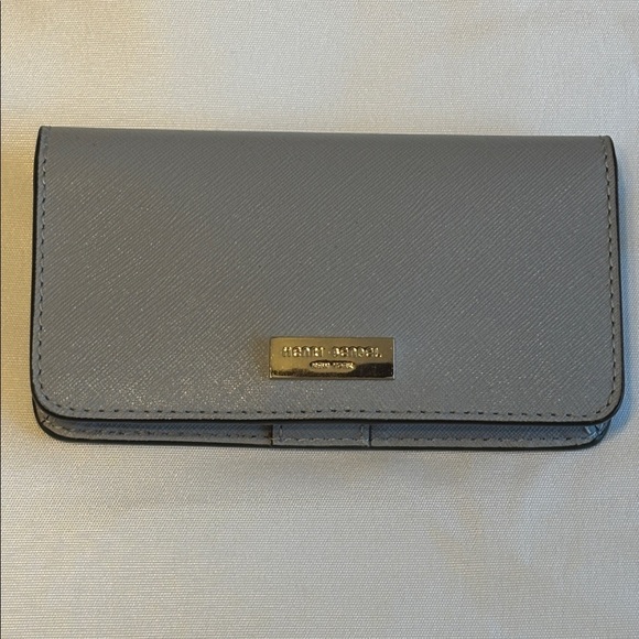 Henri Bendel New York Smartphone Case Light Grey EUC - Picture 1 of 10